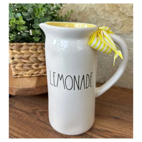 NEW Rae Dunn Ceramic Spring Summer Lemonade Pitcher 🍋 - Picture 3 of 4